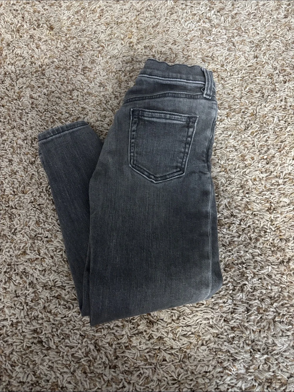 Kids Gray Slim-Fit Jeans